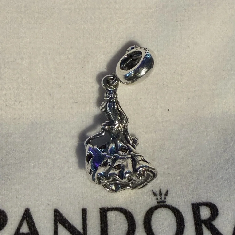 Elegant Silver Princess Pendant